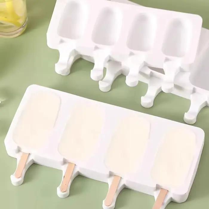 50/100 bâtonnets en bois pour glaces, cuillères à glace, outils d'artisanat, outils pour gâteaux et sucettes glacées, bâtonnets en bois DIY