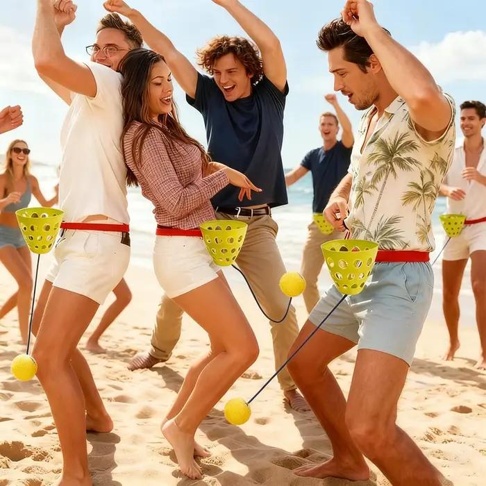 Jeu de Coupe à Balle Oscillante – Défi Amusant pour Fêtes, Jouet de Coordination Main-Œil pour Adultes et Enfants, Idéal pour Anniversaires et Réunions en Extérieur
