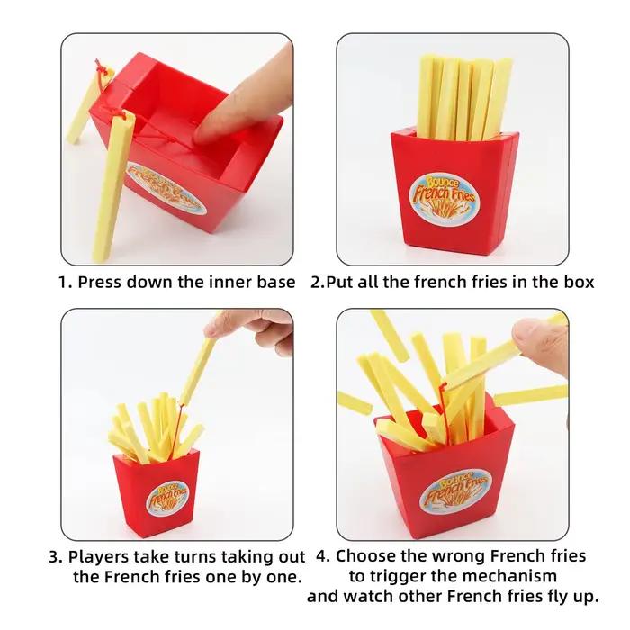 Puzzle de jeu de bureau à 50 frites volantes pour l'interaction parent-enfant
