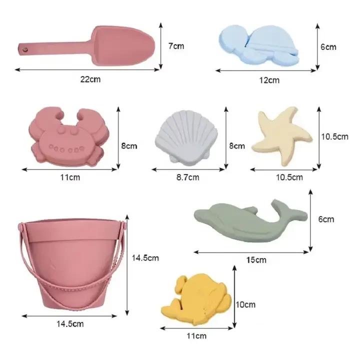 Jouets de sable en Silicone pour enfants