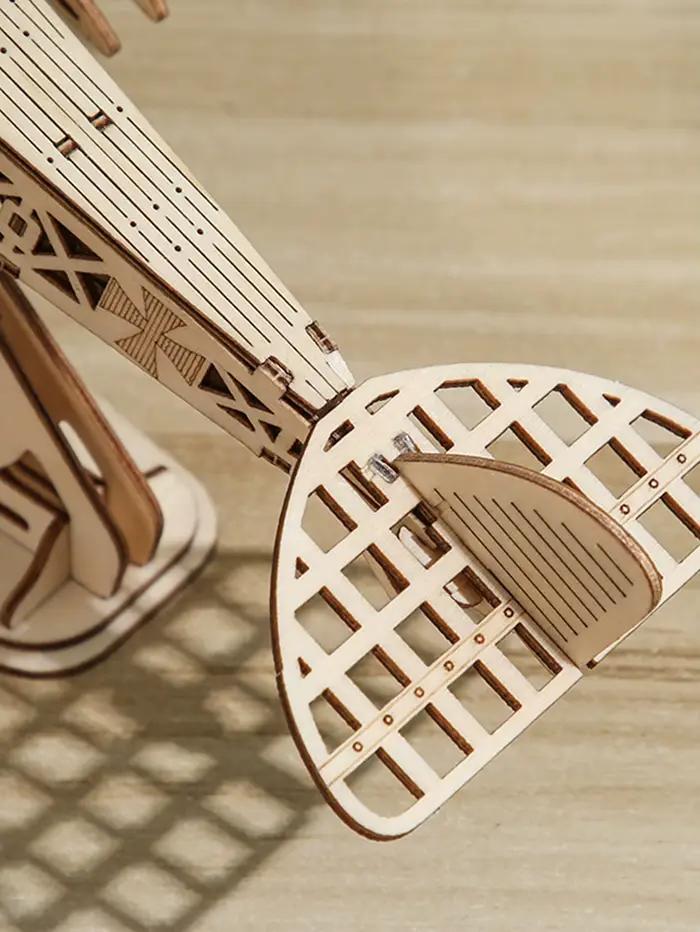 Puzzle 3D en bois, bricolage artisanal