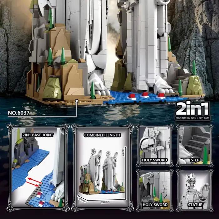 Ensemble de jouets en blocs de construction, parfait pour les amateurs de modèles pour collectionner et décorer leur bureau, également idéal comme cadeau