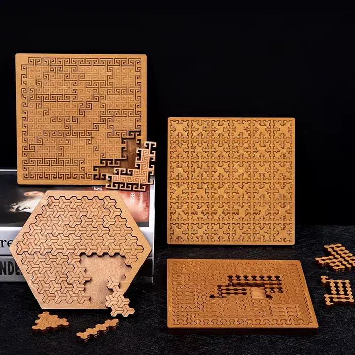 Puzzle Impossible en bois IQ pour adultes