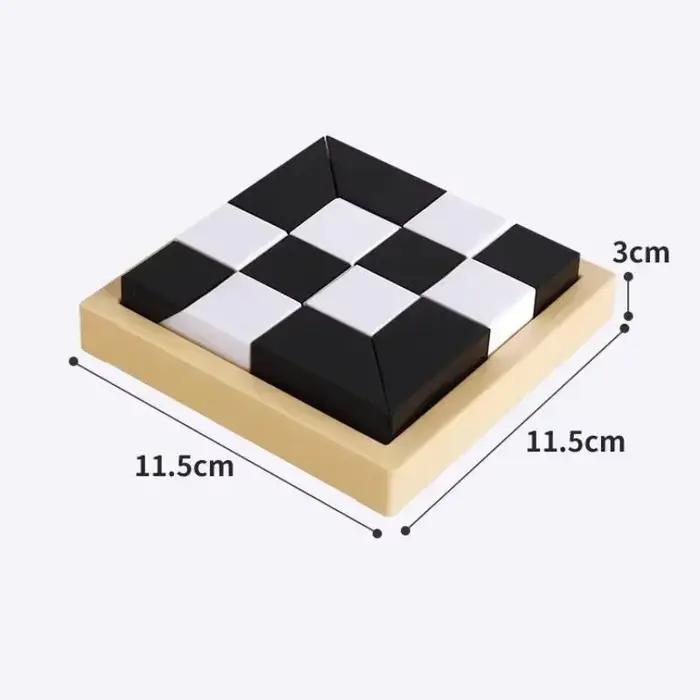 Jeu de puzzle interactif de table intelligent en blocs de construction cachés noir et blanc 120/370 niveaux