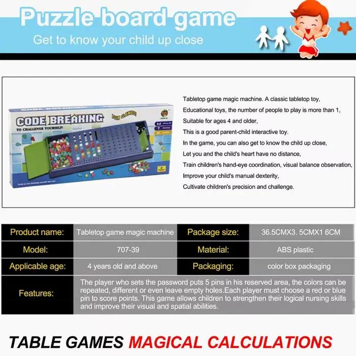 Jeu de table de rupture de Code créatif