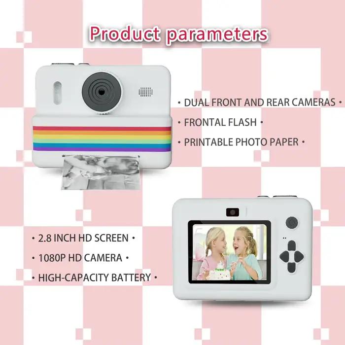 Appareil photo numérique pour enfants pour la photographie Mini imprimante Portable thermique impression instantanée