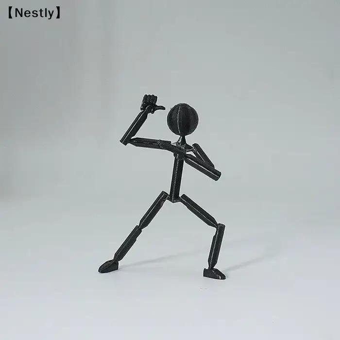 Figurine articulée multi-joints imprimée en 3D