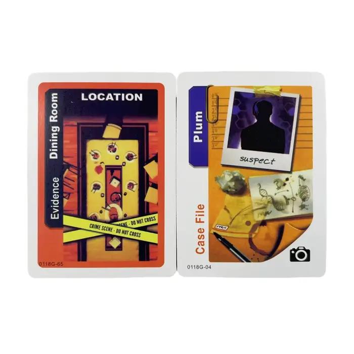 Le plus récent jeu de cartes Cluedo jeu mystère classique divertissement multijoueur interactif Kaarten