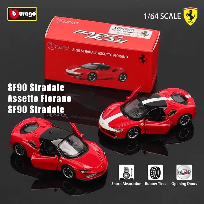 Bburago 1:64 véritable Ferrari SF90 SP1 458 ENZO F40 F12TDF