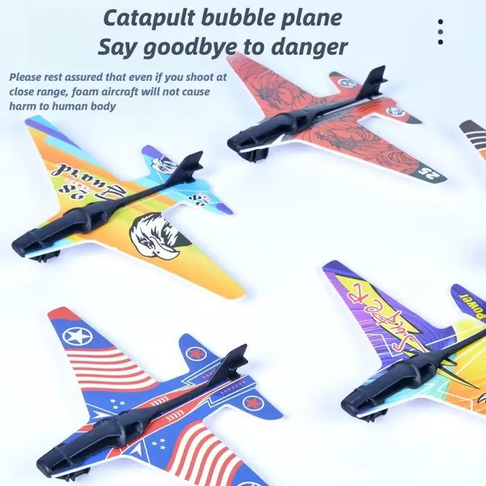 Jouets pour enfants lanceur d'avion avion en mousse amusant