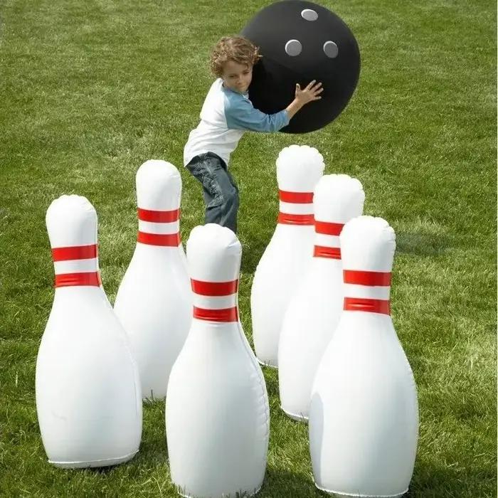 Ensemble de bowling gonflable géant pour adultes et enfants