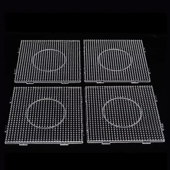 5mm Perler perles carré panneau perforé 3D Puzzle Juguetes pour Hama perle jouets éducatifs pour enfants