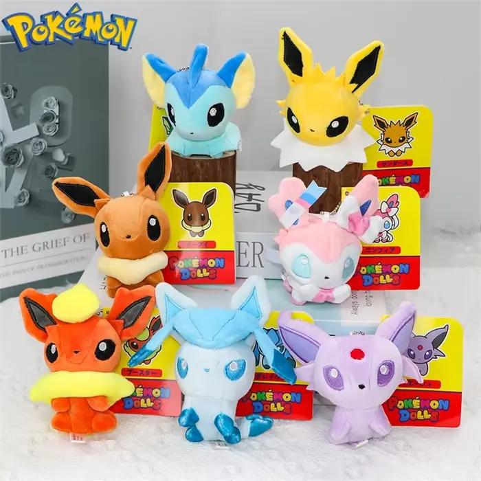 Eevee Umbreon Sylveon Espeon Vaporeon jouets en Peluche porte-clés