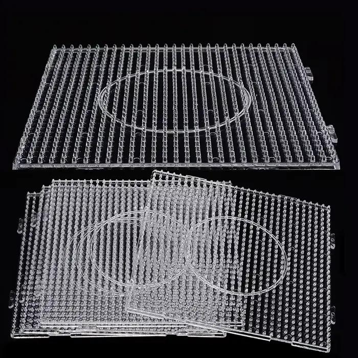 5mm Perler perles carré panneau perforé 3D Puzzle Juguetes pour Hama perle jouets éducatifs pour enfants