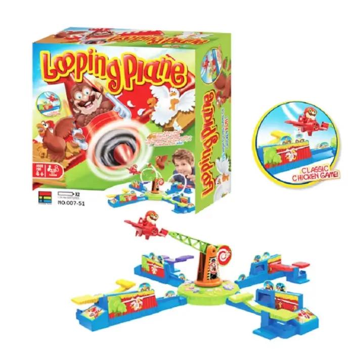 Jeu de vol de poulet en avion rotatif, poussins attrapant l'aigle, jeu de table interactif multijoueur, jeu d'avion en boucle