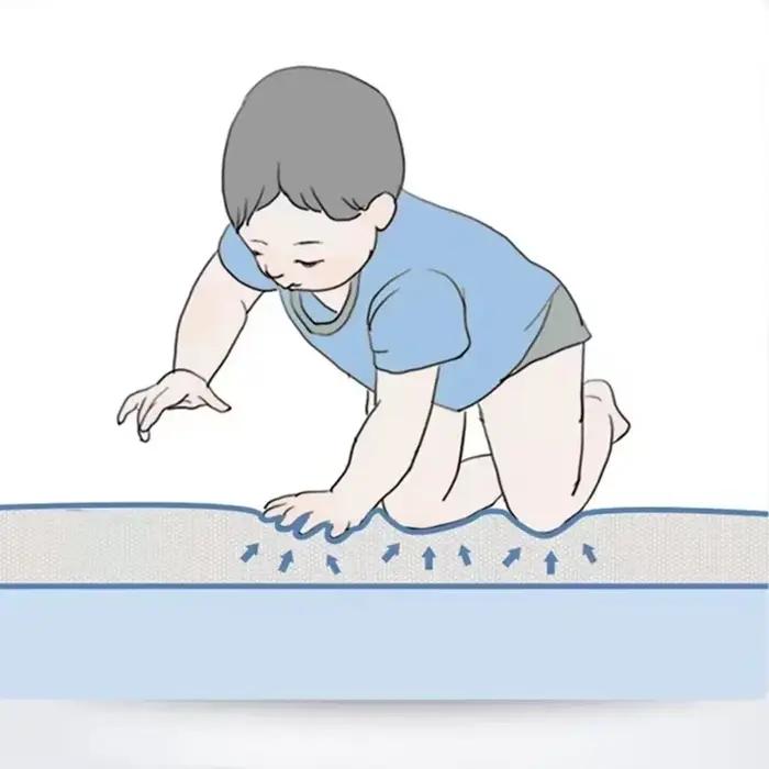 Tapis de jeu pliable pour bébés
