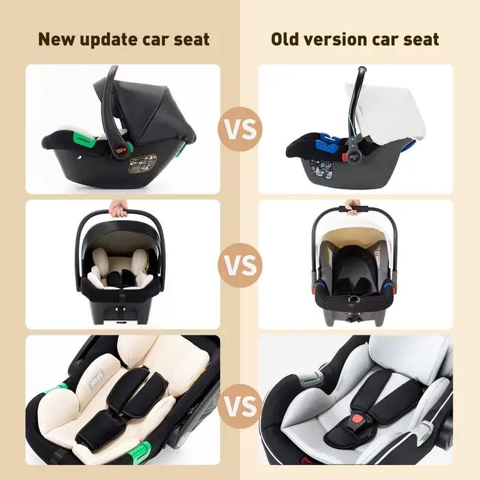 3 en 1 landau poussette Portable luxueux voyage