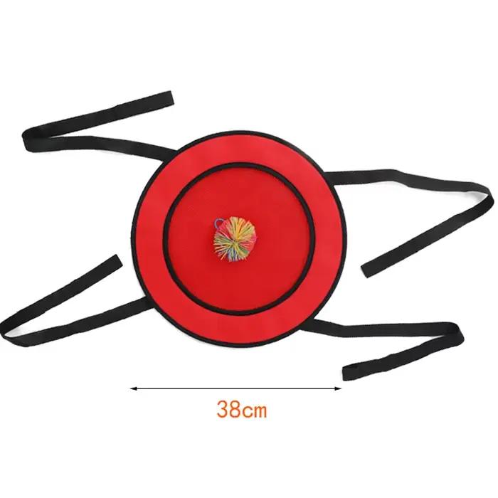 Ensemble de Jeu de Balle à Lancer et Attraper pour Enfant Jouet Sensoriel Interactif Tissu Robuste Pour Développer Coordination Motrice Occasions Familiales Spéciales