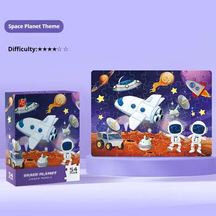 Puzzle licorne et animaux mignons 54 pièces éducatif pour enfants occasions spéciales anniversaires noël jouets pour filles et garçons coordination œil-main motricité fine
