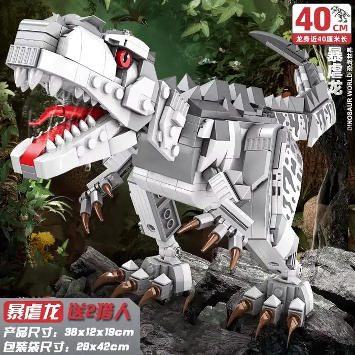 Blocs de Construction de dinosaures préhistoriques, ensemble de Construction d'animaux, modèle T Rex, jouets éducatifs, cadeau de noël pour garçons et enfants