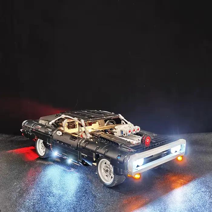 Kit d'éclairage LED bloc de construction 42111 Dodge Charger de Dom (lumière uniquement pas de modèle)