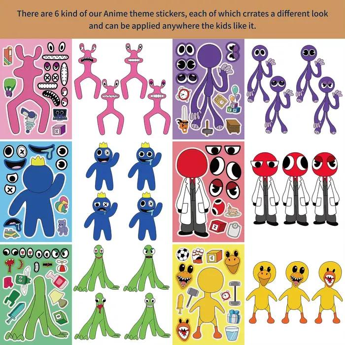Autocollants de jeu de puzzle pour enfants