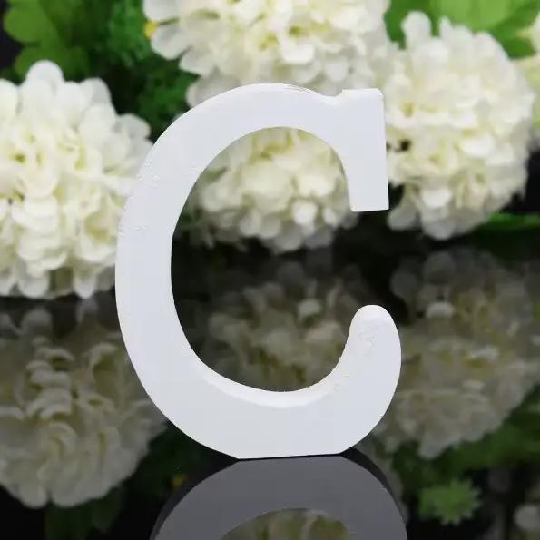 Lettre en bois personnalisée pour enfants alphabet message mariage baptême révélation du sexe anniversaire décoration occasionnelle