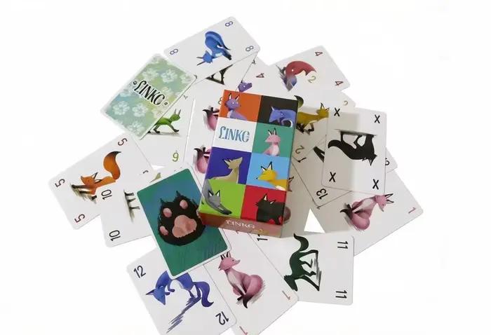 Jeu de cartes Linko 2 à 5 joueurs 30 min Tiny Box Jeu de société de stratégie