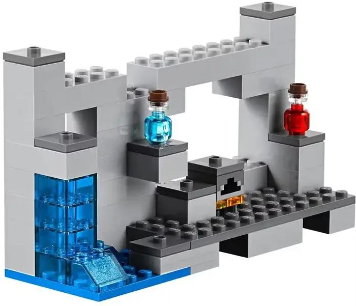 Modèle de construction créatif de temple sous-marin