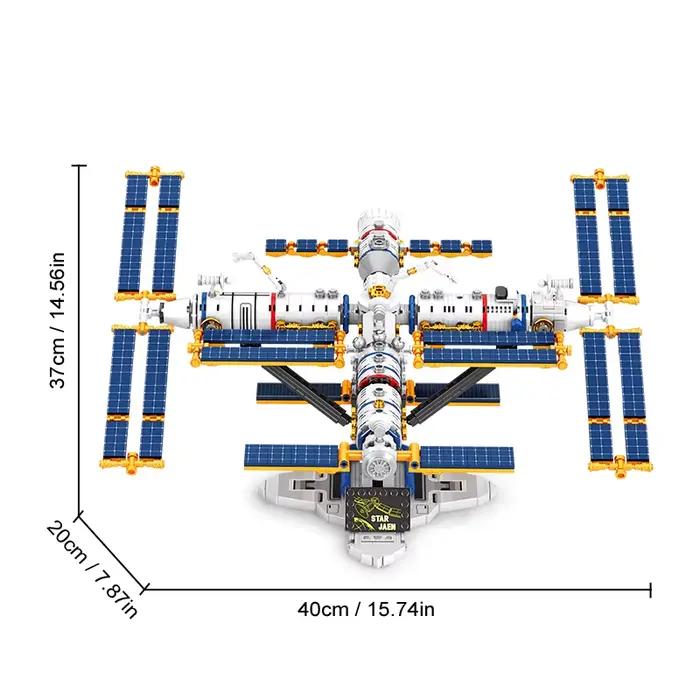 Blocs de construction de station spatiale géante