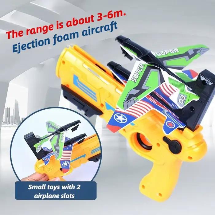 Jouets pour enfants lanceur d'avion avion en mousse amusant