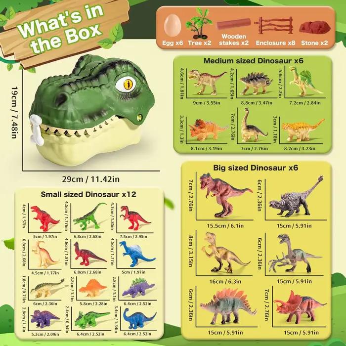 Jouet de dinosaure 46 pièces