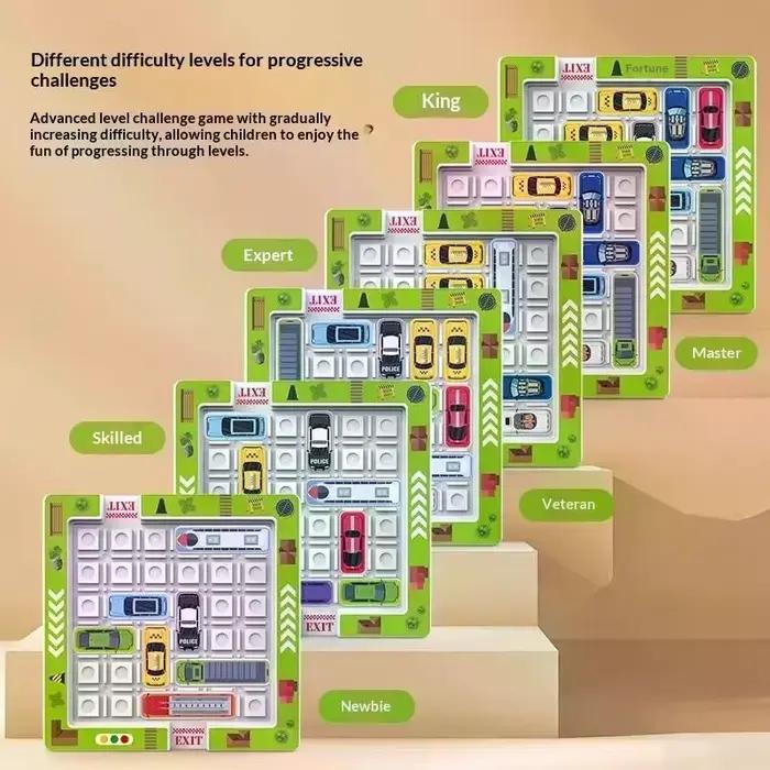 1 ensemble de jouets de parking avec véhicules mobiles et labyrinthe