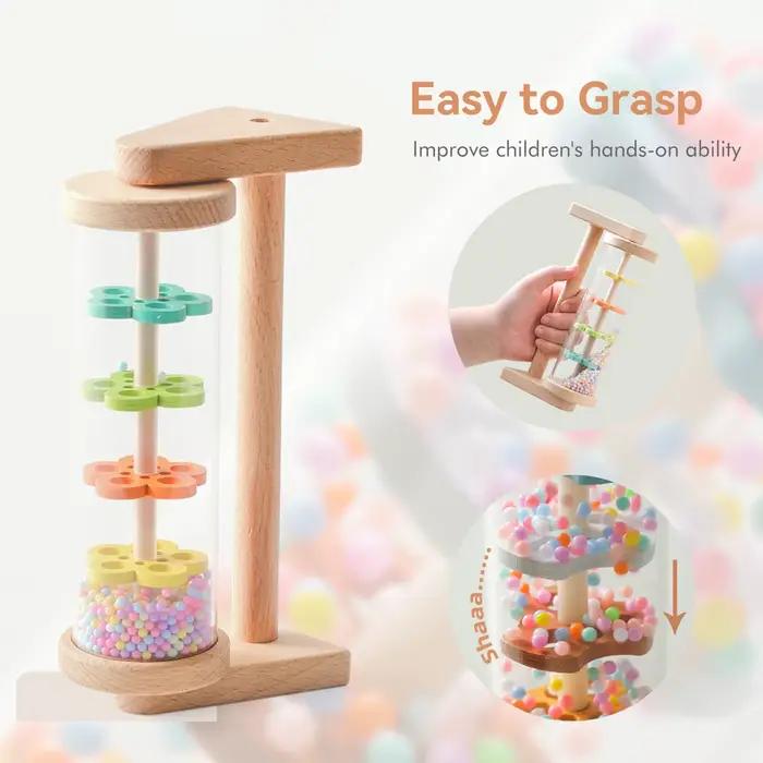 Jouet de bâton de pluie Montessori pour bébés