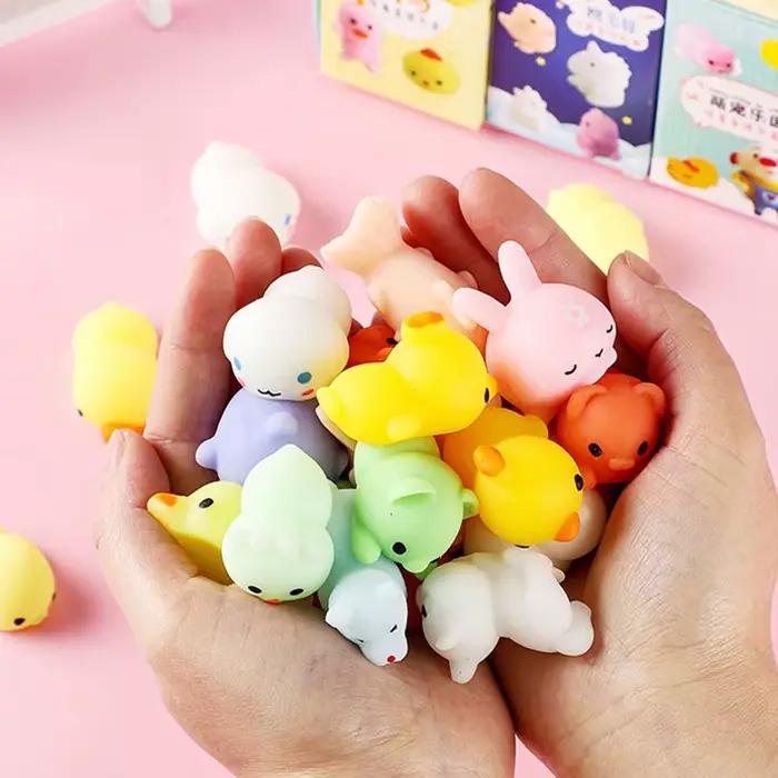 Mochi Squishy jouet animaux mignons Fidget presser jouets anti-Stress pour enfants cadeau drôle cadeaux de fête d'anniversaire prix de classe