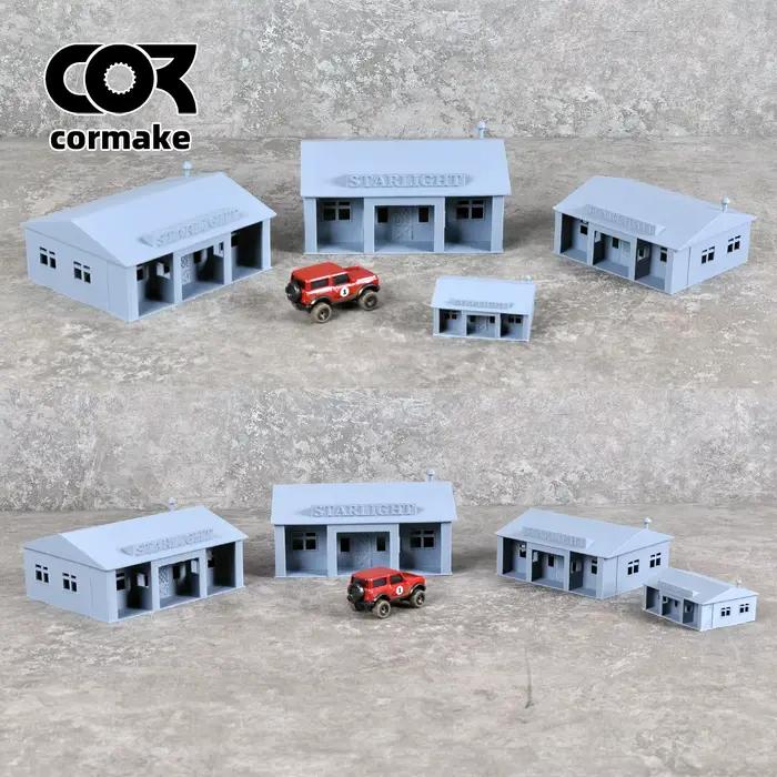 Maquette architecturale à assembler, café, maison de café, magasin, bâtiment, chemin de fer, diorama, kit de maquette à l'échelle HO O 1/64/72/87/150