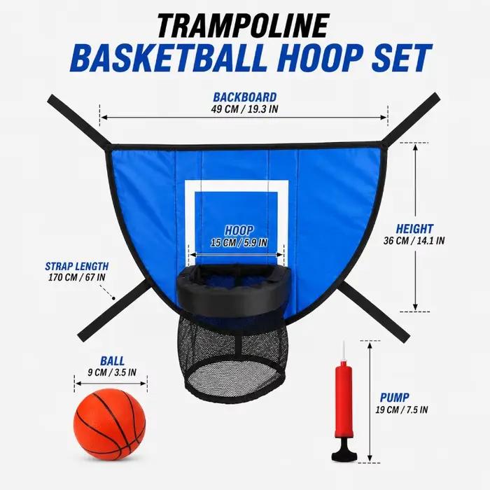 Ensemble de paniers de basket universels pour trampoline