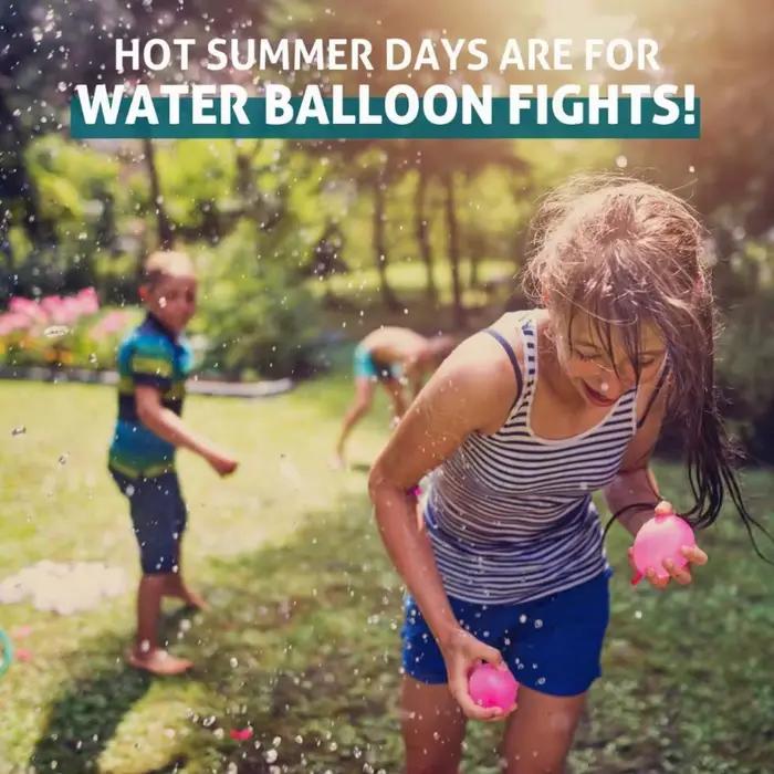 111 bombes à eau d'été : Ballons à eau à remplissage rapide pour fête au bord de la piscine