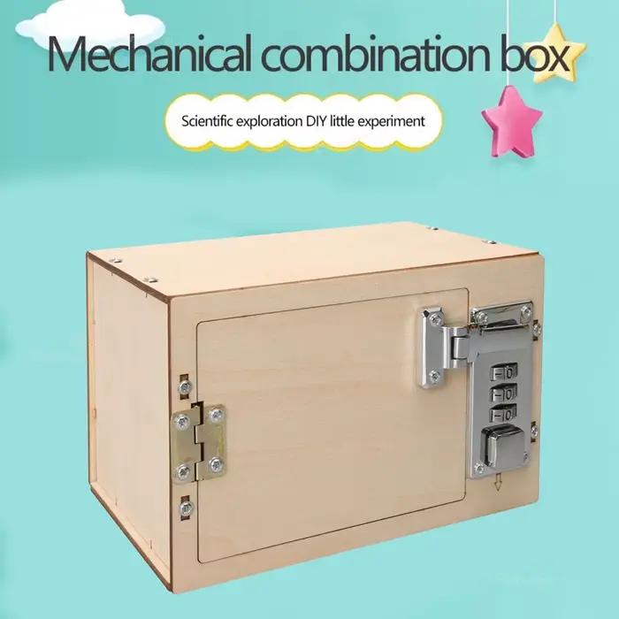 Boîte à mot de passe en bois bricolage pour enfants