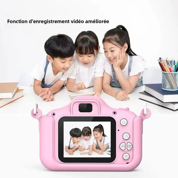 Appareil photo pour enfants HD à double objectif
