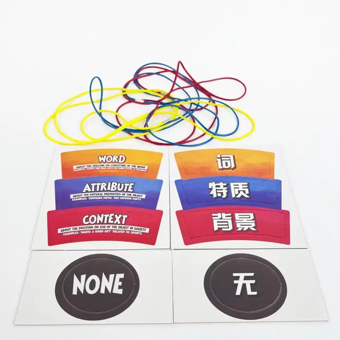 Jeu de cartes logiques Lighthearted pour famille de 2 à 6 joueurs