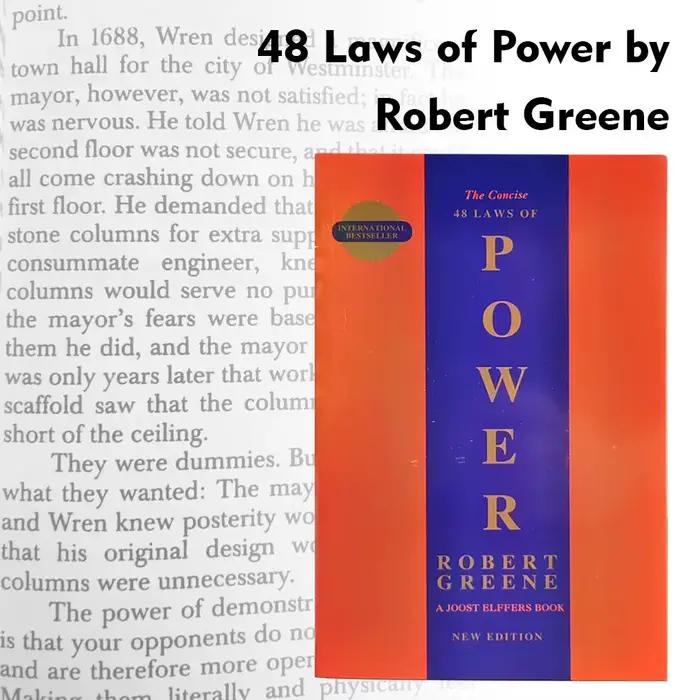 Livre anglais les 48 lois concis du pouvoir de Robert Greene, leadership politique, livres de Motivation de philosophie politique pour adultes