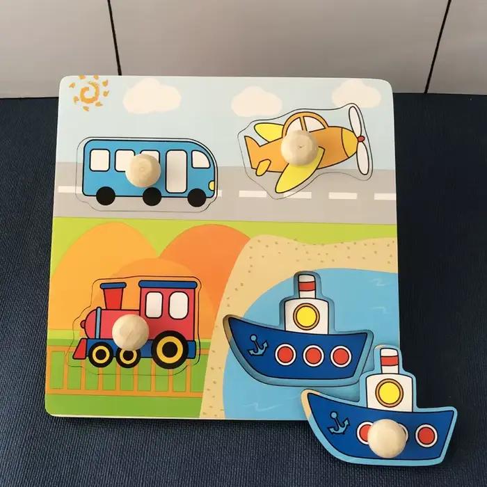 Jouets en bois Montessori pour bébés de 1