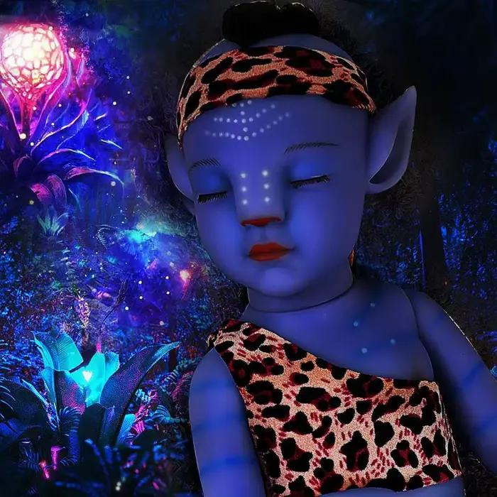 Poupée Avatar Reborn lumineuse pour enfants