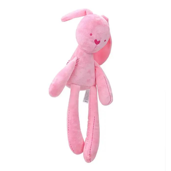 Marionnette à main de lapin en peluche pour bébé