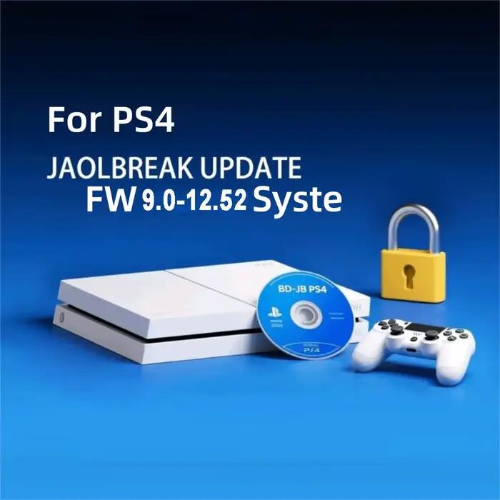Pour le micrologiciel 9.0-12.52 disque BD-JB aucun PC nécessaire jouer jeux de sauvegarde tout-en-un Jailbreak disque brassage à domicile 1 clic botte pour PS4