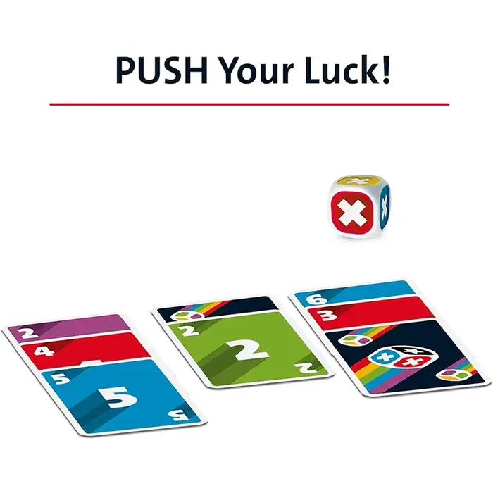 Jeu de cartes Push, jeu de société stratégique pour adultes et adolescents