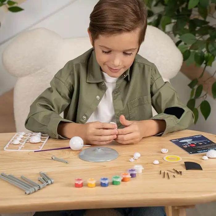 Kit de Modélisation de Système Solaire DIY 3D – Huit Planètes – Projet Scientifique Éducatif – Jouet d'Astronomie pour Enfants – Cadeau d'Apprentissage Spatial
