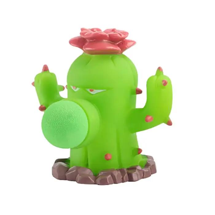 1 pièces plantes vs Zombies paysan Gatling poire tireur PVC Zombie figurine modèle jouet poupées tir