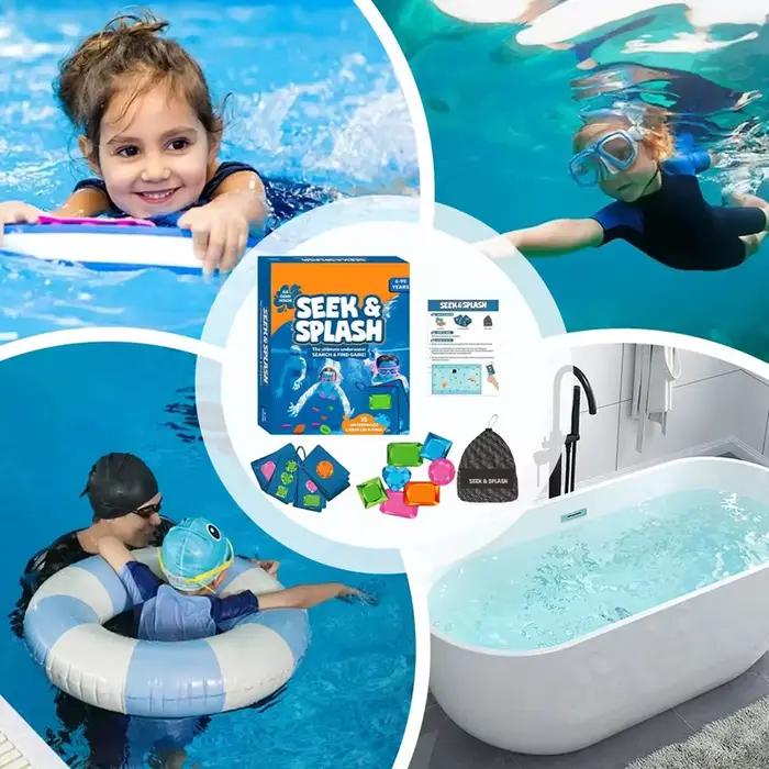 Le jeu d'aventure sous-marine ultime : jouets de plongée colorés avec gemmes, jeux éducatifs et activités de plein air pour la piscine estivale